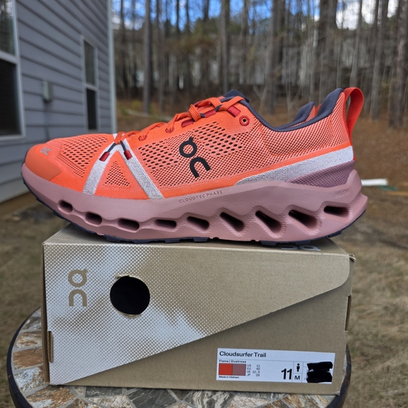On Cloudsurfer Trail Other - On Cloudsurfer Trail 3ME10112150 Flame Running Shoes Men Sz 11 Worn 1x With Box
